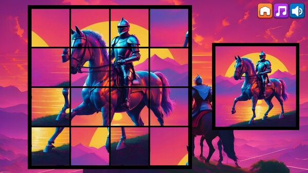 Скриншот из OG Puzzlers: Synthwave Knights Скриншот из OG Puzzlers: Synthwave Knights
