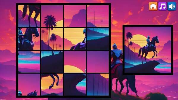 OG Puzzlers: Synthwave Knights game for windows Pc 1