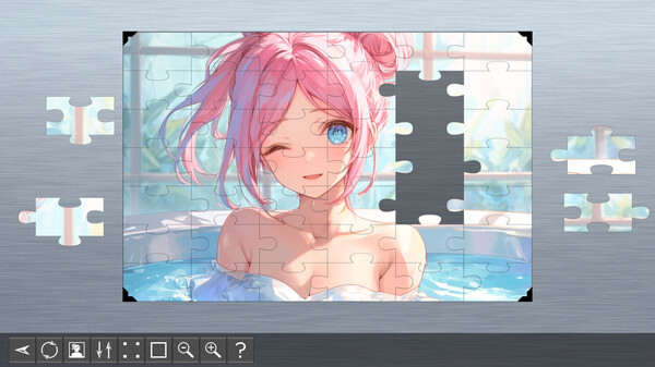 Anime Girl Puzzles game for windows Pc 1
