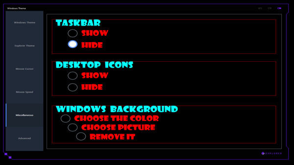 Скриншот из Windows Theme