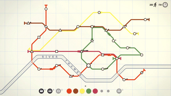 Скриншот №2 к Mini Metro