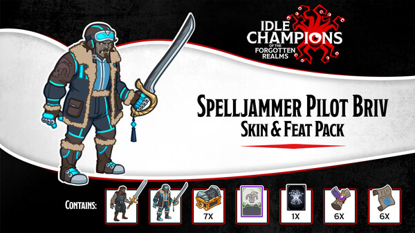 Idle Champions - Spelljammer Pilot Briv Skin & Feat Pack