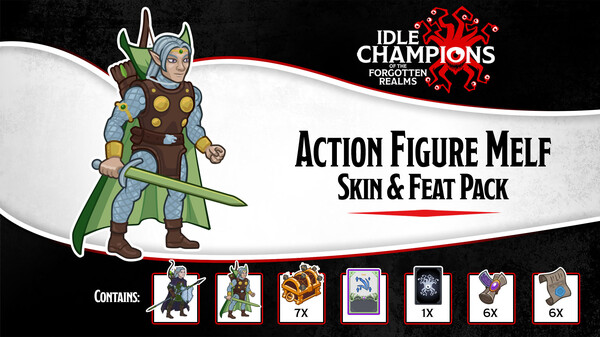 Idle Champions - Action Figure Melf Skin & Feat Pack