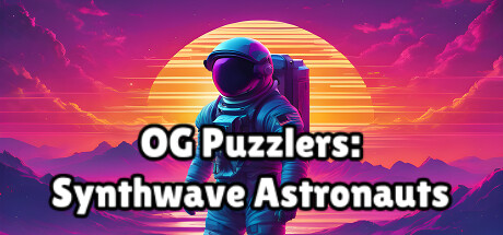 OG Puzzlers: Synthwave Astronauts Cover Image