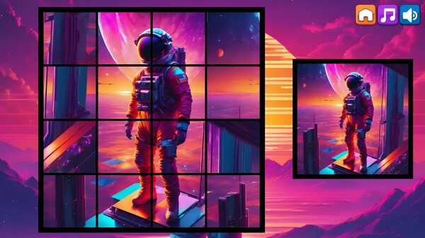 Скриншот из OG Puzzlers: Synthwave Astronauts Скриншот из OG Puzzlers: Synthwave Astronauts
