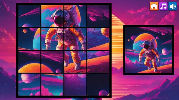 OG Puzzlers: Synthwave Astronautsfor windows and Linux 1