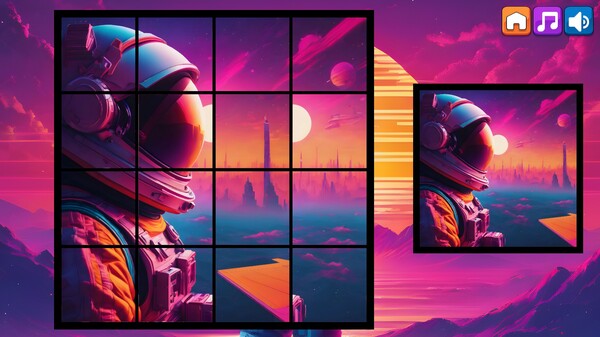 Скриншот из OG Puzzlers: Synthwave Astronauts Скриншот из OG Puzzlers: Synthwave Astronauts