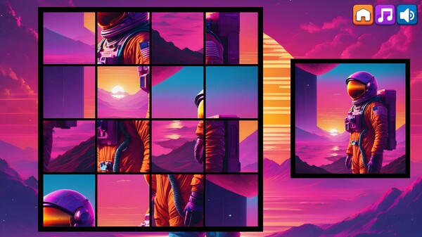 Скриншот из OG Puzzlers: Synthwave Astronauts Скриншот из OG Puzzlers: Synthwave Astronauts