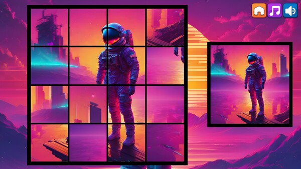 OG Puzzlers: Synthwave Astronauts