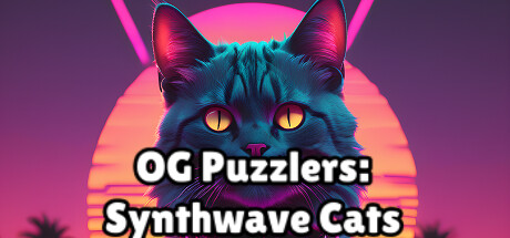 OG Puzzlers: Synthwave Cats Cover Image