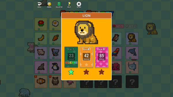 Dot Piece Puzzle - Dotpicture game for Linux 1