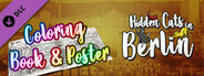 Hidden Cats in Berlin - Printable PDF Coloring Book and Poster