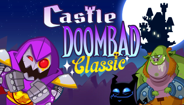 Imagen de la cápsula de "Castle Doombad Classic" que utilizó RoboStreamer para las transmisiones en Steam