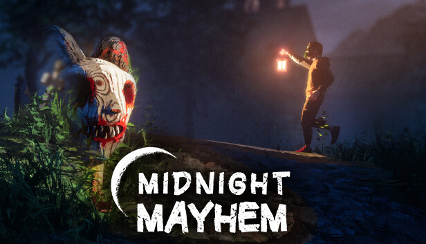 Imagen de la cápsula de "Midnight Mayhem" que utilizó RoboStreamer para las transmisiones en Steam