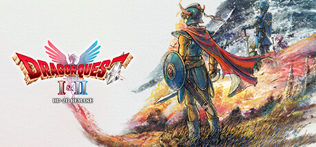 Steam header art for DRAGON QUEST I & II HD-2D Remake