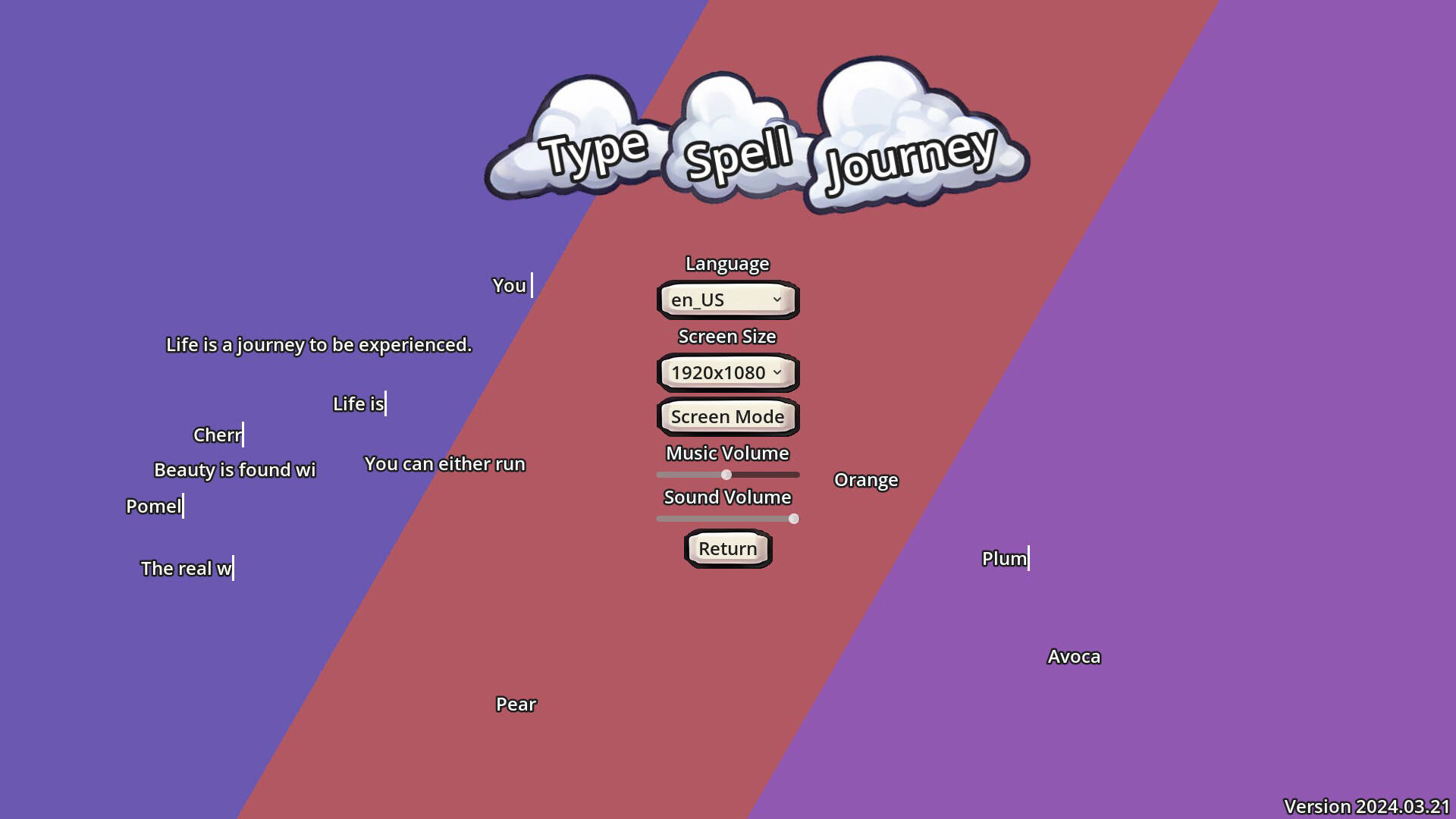 TypeSpell Journey screenshot screenshot 2