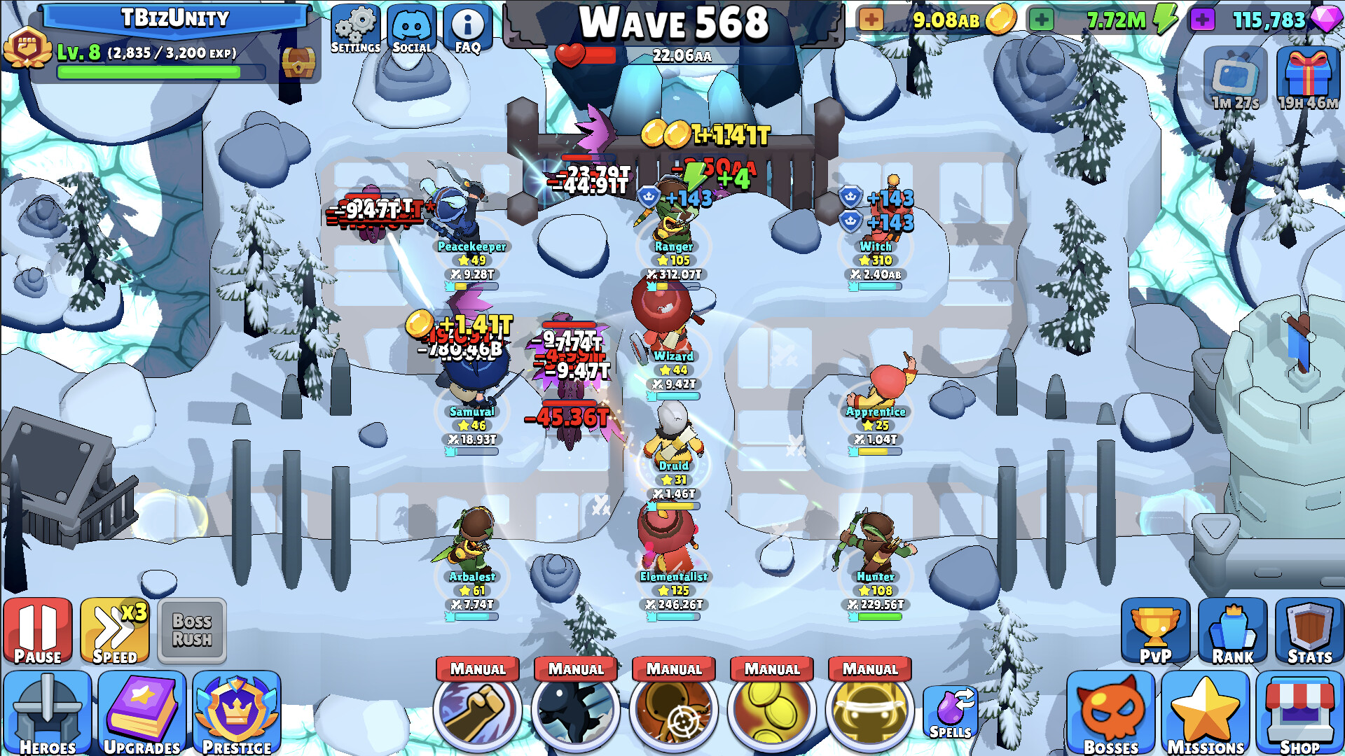 Idle Hero TD screenshot screenshot 1