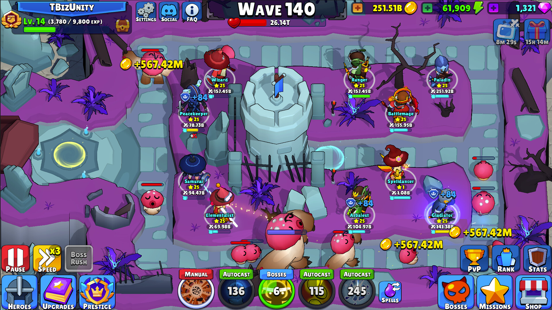 Idle Hero TD screenshot screenshot 3