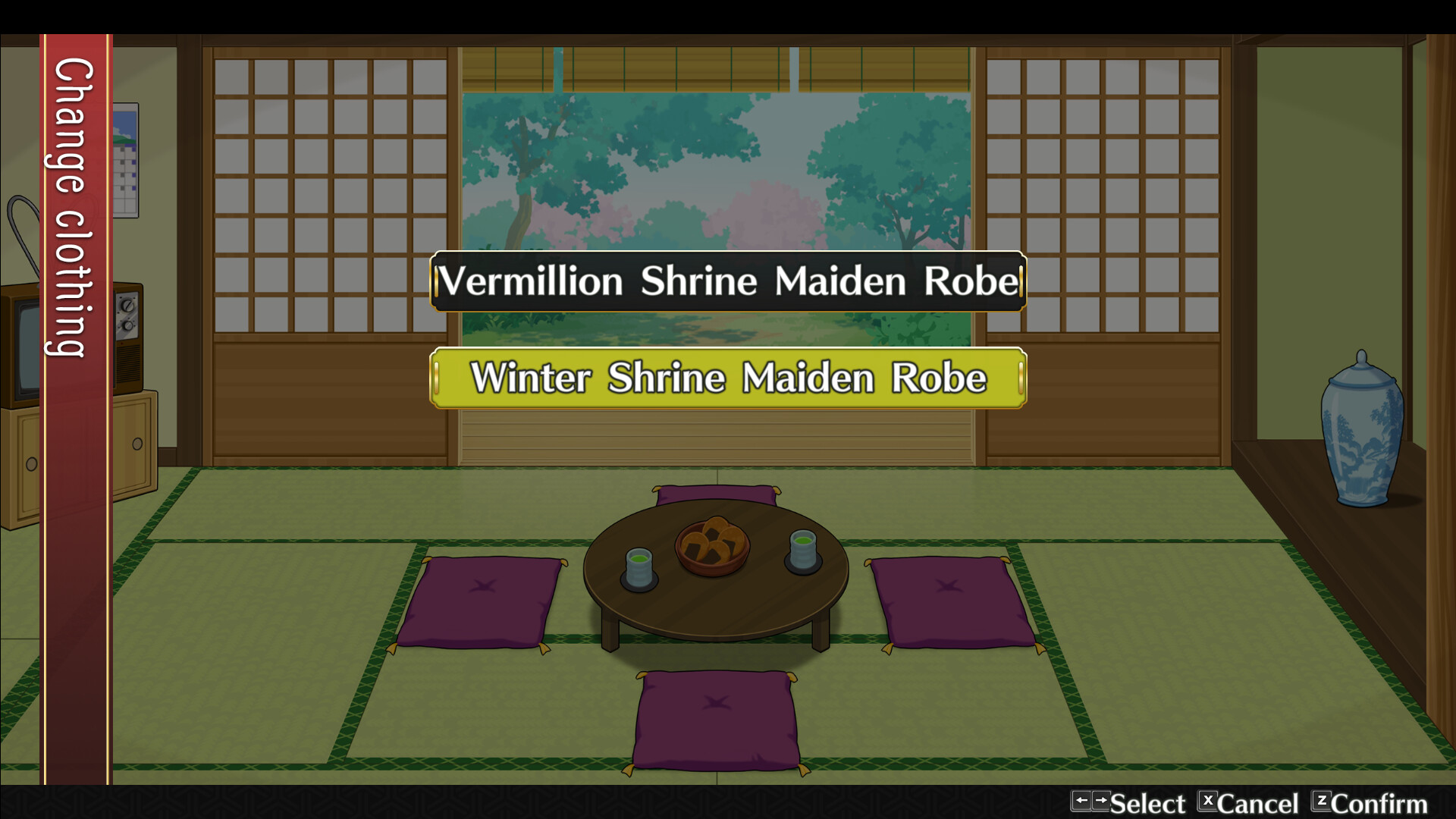 "Reimu Hakurei" Winter Costume (Touhou Genso Wanderer -FORESIGHT-) screenshot screenshot 1