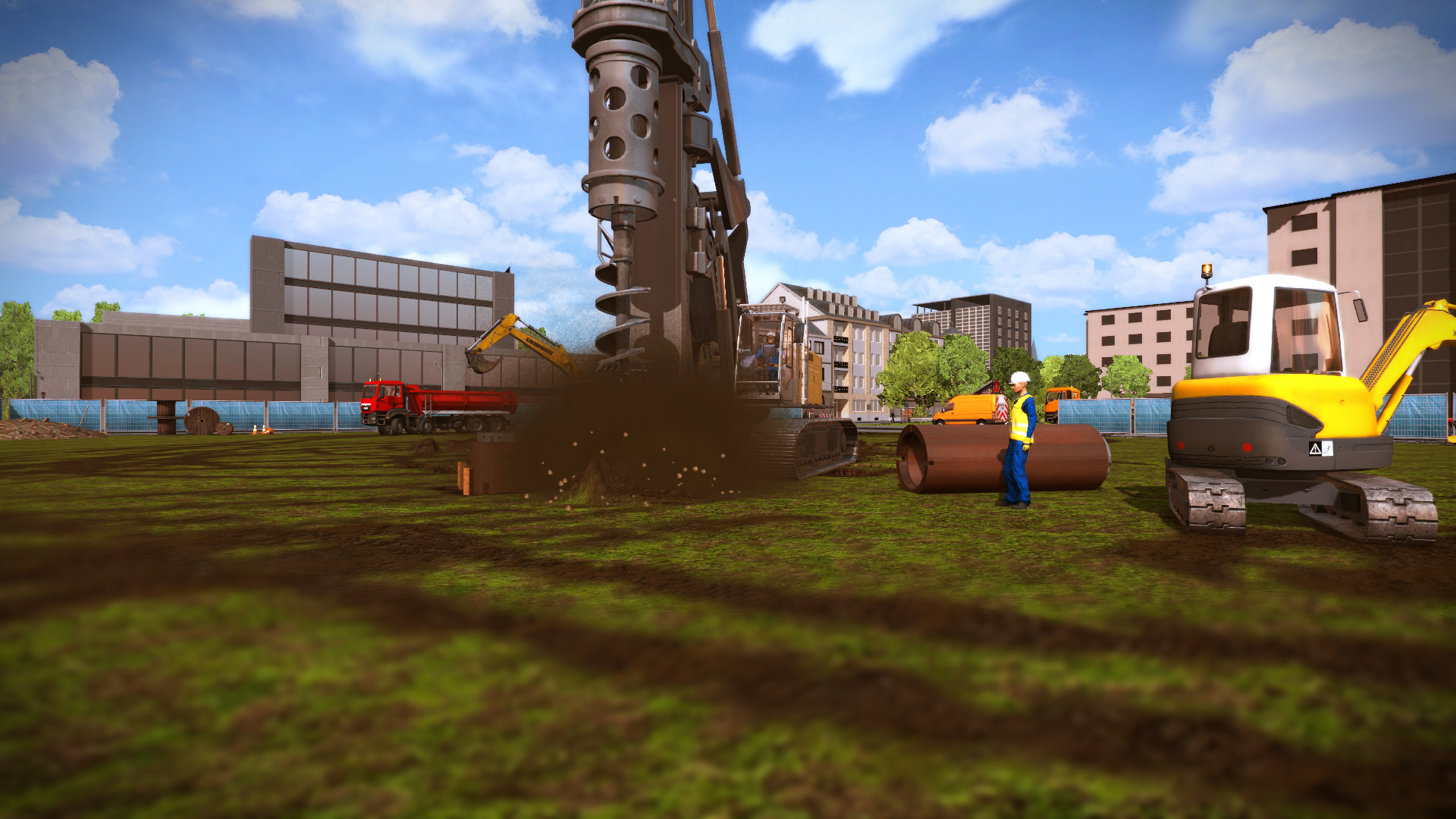 Construction Simulator 2015 - Construindo Arquibancadas para o