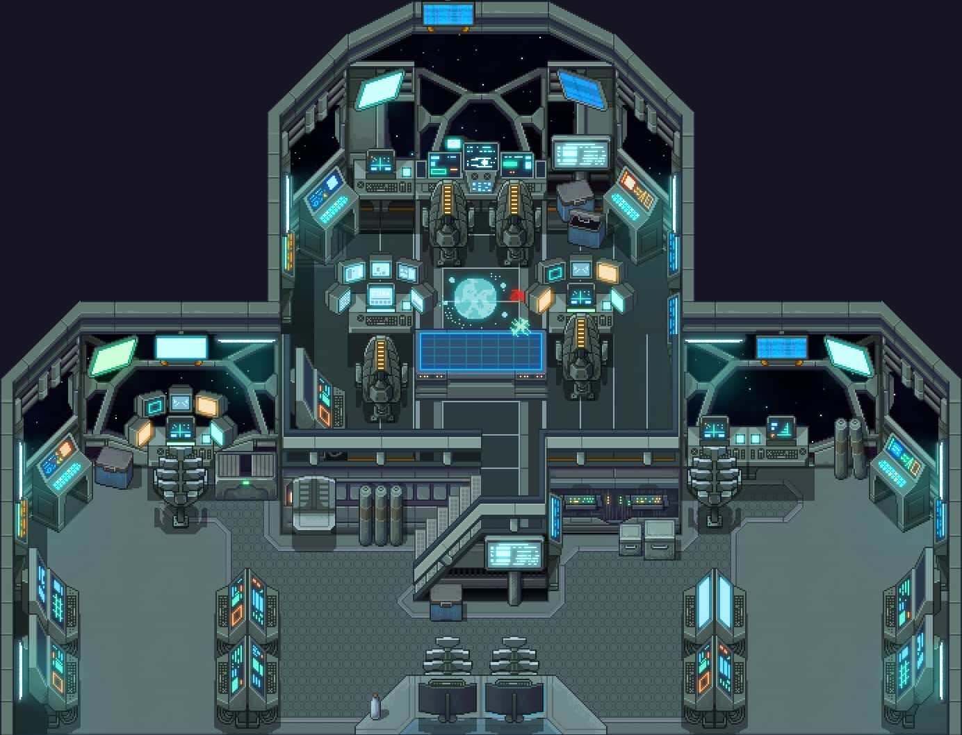 Rpg Maker Mz - Winlu Spaceship Tileset 