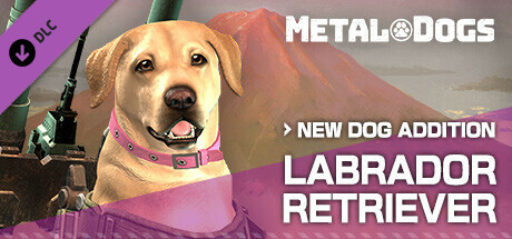 metal dogs new dog addition:labrador retriever vertical card thumbnail