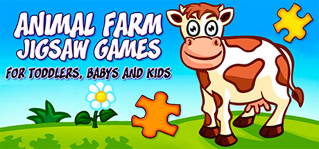 Animal Farm Jigsaw Games for Toddlers, Babys and Kids Cover Image