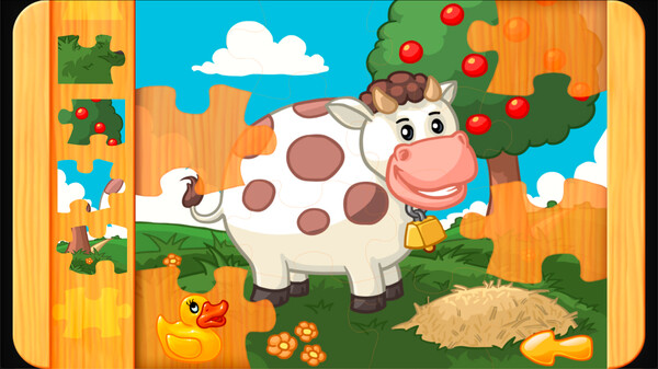 Animal Farm Jigsaw Games for Toddlers, Babys and Kids