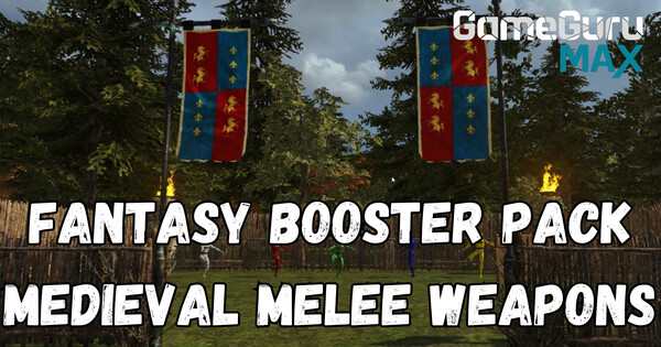 GameGuru MAX Fantasy Booster Pack - Medieval Melee Weapons