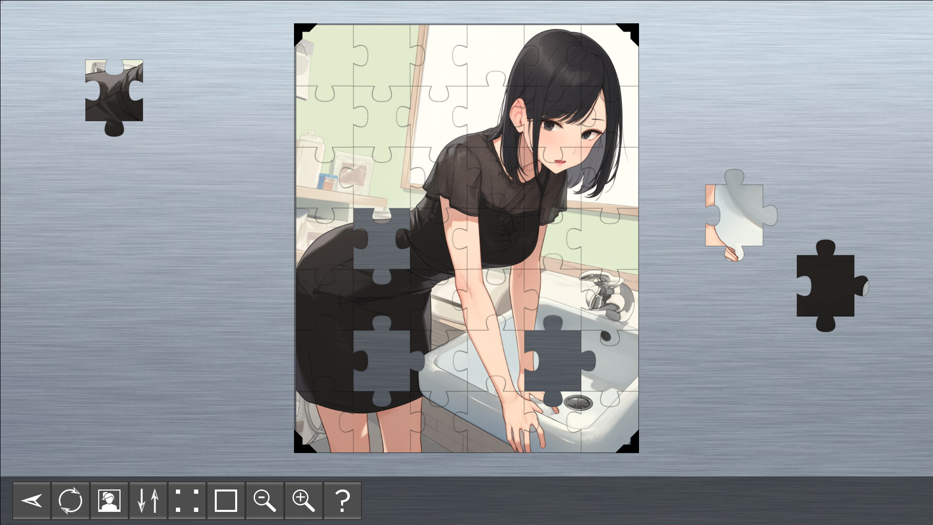 Anime Girl Puzzles - Akari PC gameplay screenshot 4 of 4