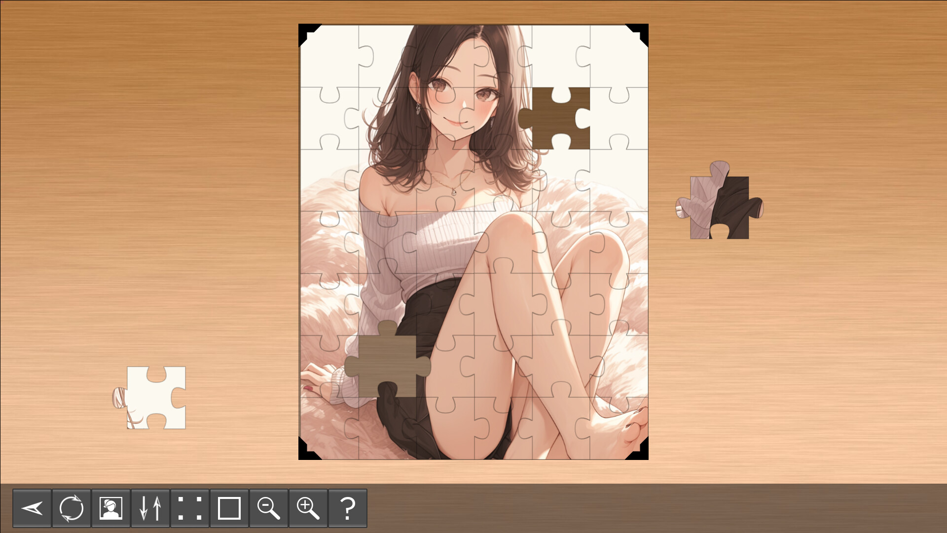 Anime Girl Puzzles - Misuzu PC gameplay screenshot 2 of 4
