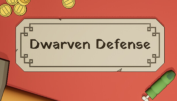 Capsule Grafik von "Dwarven Defense", das RoboStreamer für seinen Steam Broadcasting genutzt hat.