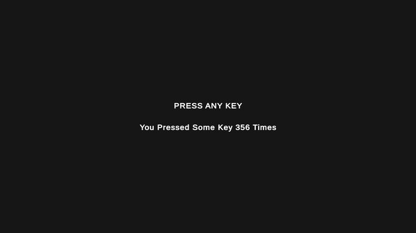 Press Any Key game for windows Pc 1