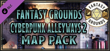 Fantasy Grounds - FG Cyberpunk Alleyways 2 Map Pack