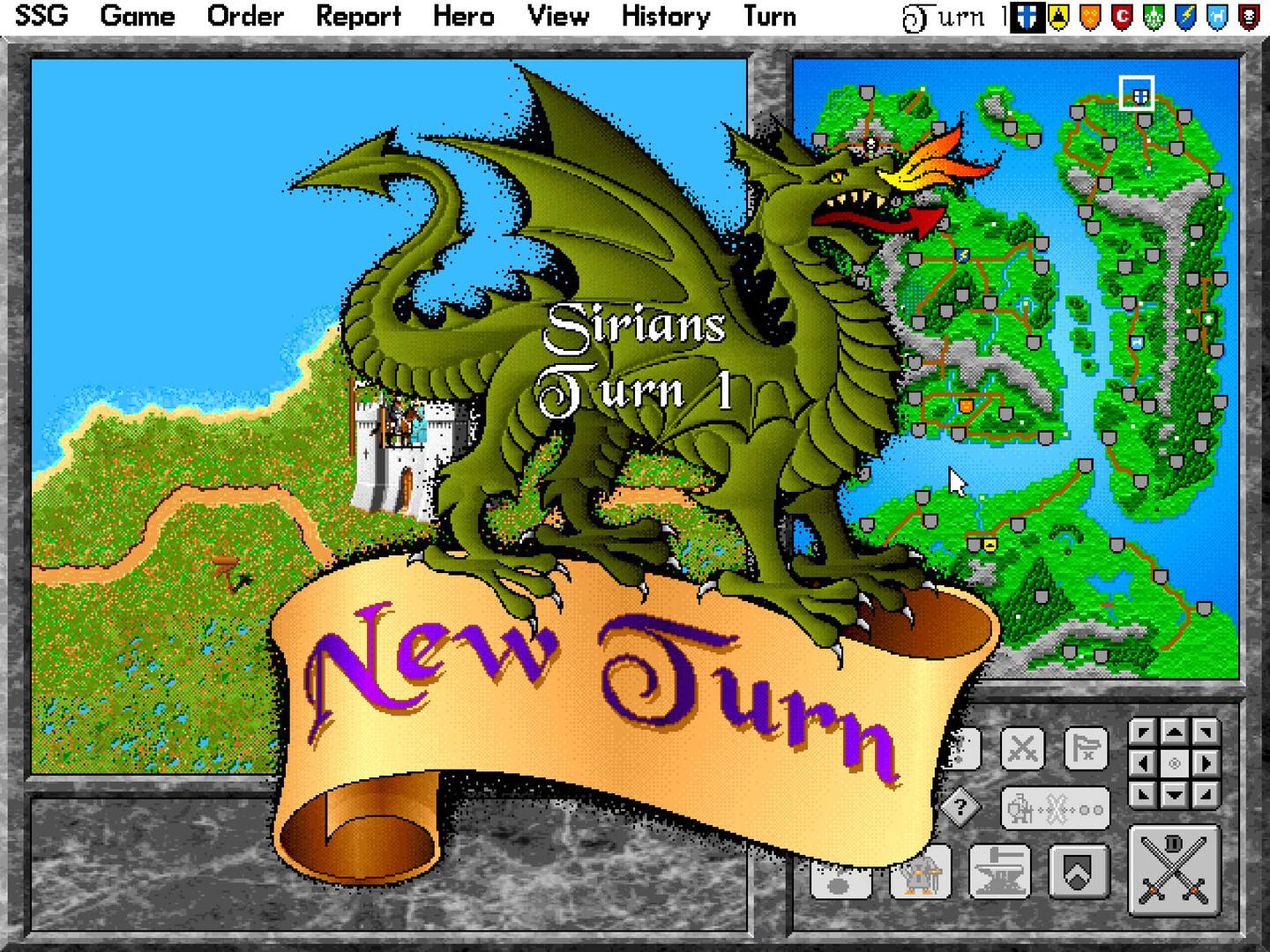 Warlords I + II screenshot 1