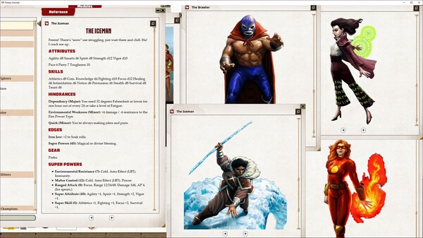 Fantasy Grounds - Supers Powers Archetypes