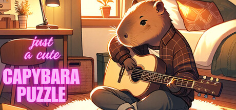 Just a Cute Capybara Puzzle Cover Image