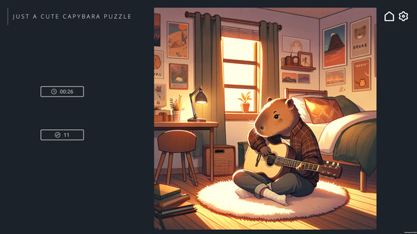 Скриншот из Just a Cute Capybara Puzzle