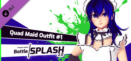 trianga's project: battle splash 2.0 - quadra maid outfit #1 vertical card thumbnail
