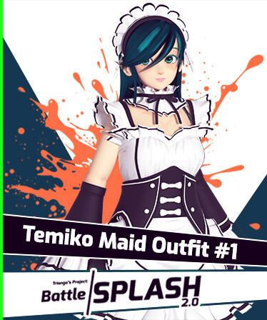 Trianga's Project: Battle Splash 2.0 - Temiko Maid Outfit #1