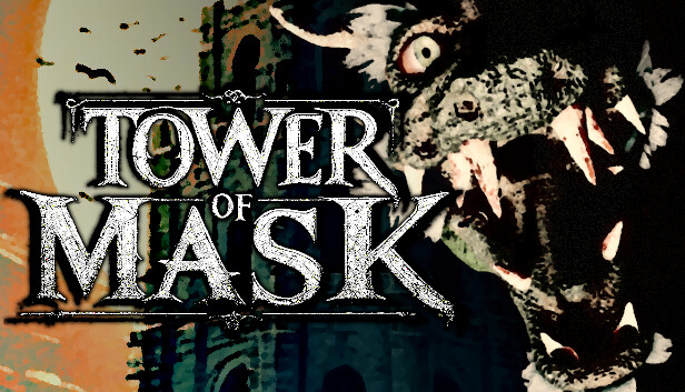 Capsule Grafik von "Tower of Mask", das RoboStreamer für seinen Steam Broadcasting genutzt hat.