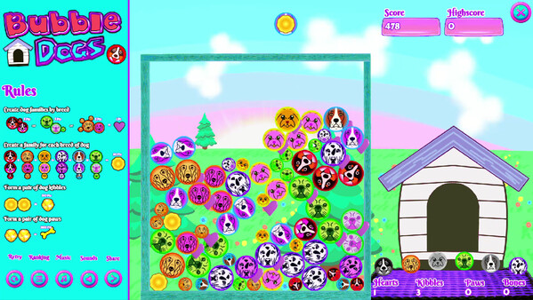 Bubble Dogs game for windows Pc 1