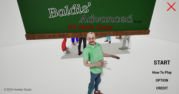 Скриншот из Baldis Advanced 3D Math Class