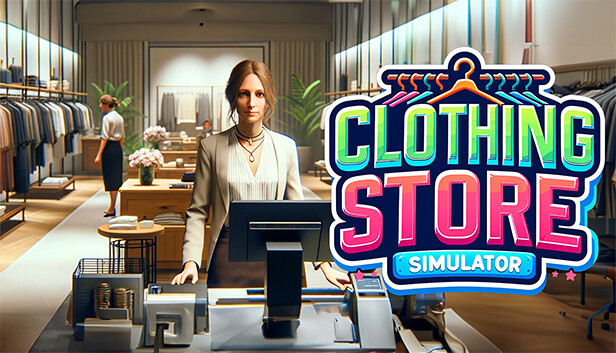 Imagen de la cápsula de "Clothing Store Simulator" que utilizó RoboStreamer para las transmisiones en Steam