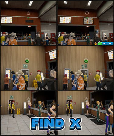 Find X :  Shoot the Difference in 4D