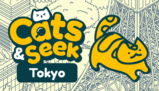 Imagen de la cápsula de "Cats and Seek: Tokyo" que utilizó RoboStreamer para las transmisiones en Steam