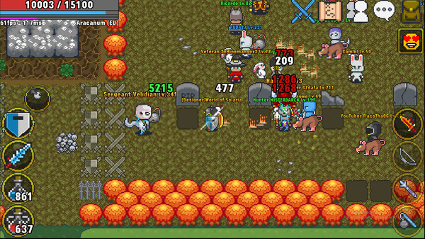 World of Solaria 2D MMORPG game for Linux 1