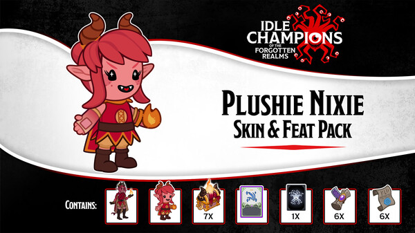 Idle Champions - Plushie Nixie Skin & Feat Pack for steam