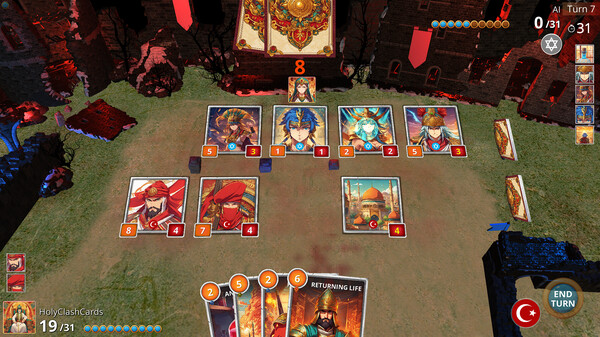 Скриншот из Holy Clash Cards