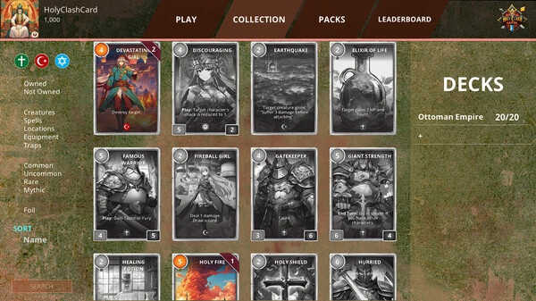 Скриншот из Holy Clash Cards
